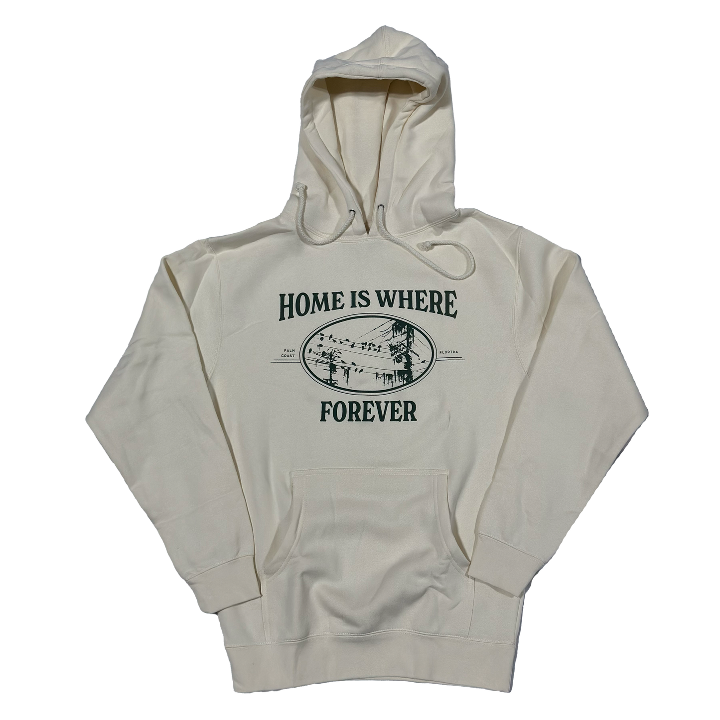 Home is Where Forever Cream Hoodie